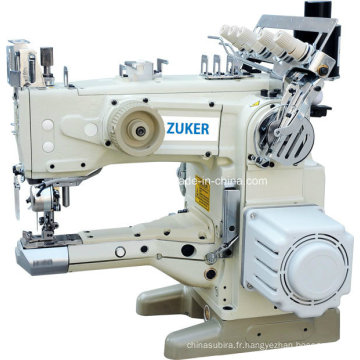 Zuker flux vers le haut le bras automatique fil coupe Interlock Machine à coudre entraînement Direct (ZK-1500-156 D)